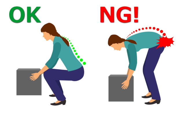腰への負担