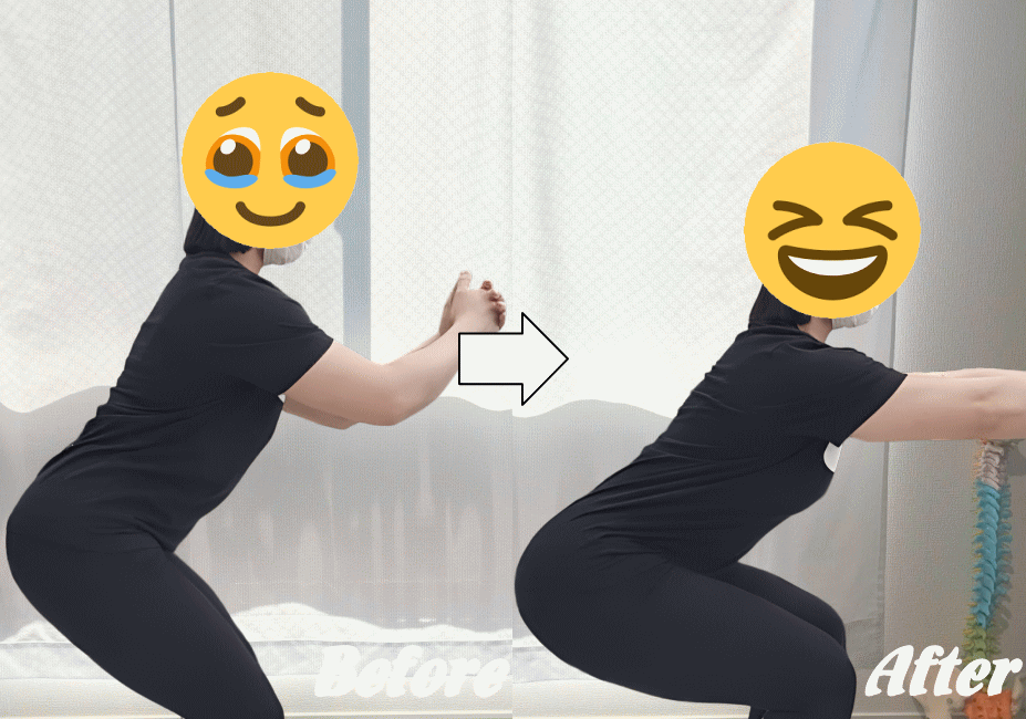 施術前と施術後65