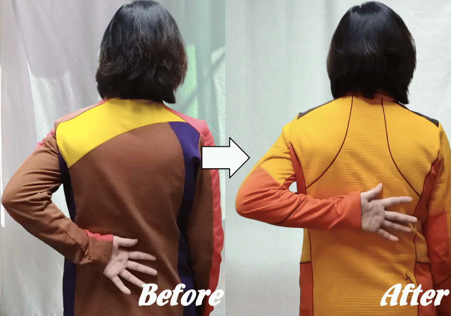 施術前と施術後79