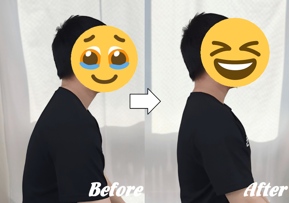 施術前と施術後88