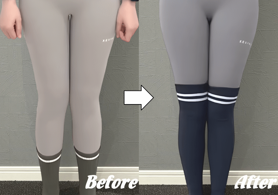 施術前と施術後15