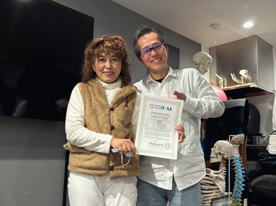 頭蓋骨調整コース受講生卒業2015年