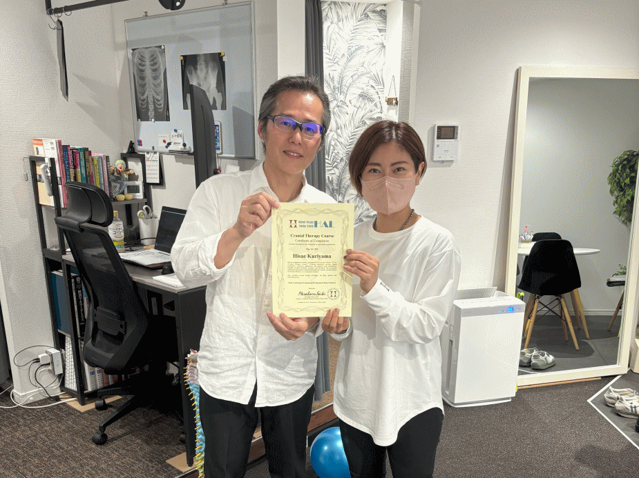 頭蓋骨調整コース受講生卒業2025年